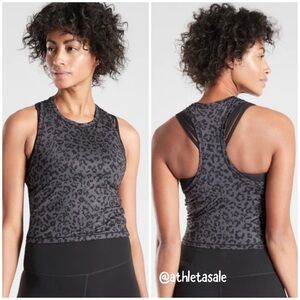 NWT Leopard Shanti Crop Tank // Spring Night